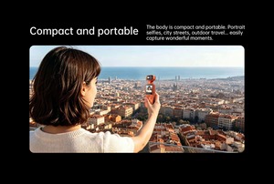 Caméra de poche Kalobee 4K Ultra HD avec écran tactile de 2,0 pouces, Wi-Fi, suivi de sujet IA, suivi de visage, grand angle 180° pour le sport - Product Image 5