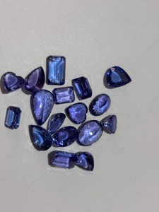 Piedra Preciosa Suelta de Tanzanita Natural, Tamaños Mixtos de 2-3 Quilates, Azul Púrpura, Piedra Semipreciosa para Joyería - Product Image 6