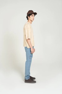 Camiseta Oversize de Hombre con Hombros Caídos, Ajuste Holgado, Algodón, Estilo Urbano Casual - Product Image 4