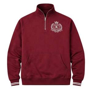Kappa Alpha Psi All We Do Is Achieve Pull à col zippé 1/4 Krimson, vêtement de fraternité grecque avec design audacieux, confort et coupe premium - Product Image 4