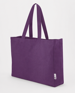 Custom Recycled Polycotton Tote Bag with Inside Pocket 220GSM Large Reusable Promotional Shopping Bag Wholesale Bulk B2B OEM ODM - Product Image 1