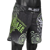 Shorts de grappling et de jiu-jitsu Blaze personnalisés 2025, écologiques, avec impression par sublimation pour la lutte et l'entraînement