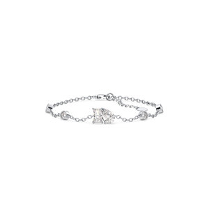 REYES High Quality 14K <b>Solid</b> <b>Gold</b> 2Ct Lab Grown Diamond Lobster Lock Chain Bracelet Engagement Gift for Her Unisex Jewelry - Product Image 1