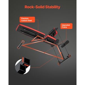 770 Lbs Adjustable <b>Foldable</b> Multi-Functional Full Body Workout Equipment Roman Chair Hyperextension & <b>Weight</b> <b>Bench</b> - Product Image 5