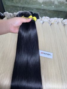 Cabello Virgen Vietnamita 100% Natural de Calidad de Lujo a Precio de Fábrica, Pre-Adherido con Nanoring, Brillo Natural, Liso como Hueso, Resistente a la Caída - Product Image 1