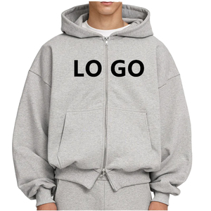 Wholesale <b>Men</b> Regular Fit <b>Half</b> <b>Zip</b> Pullover Hoodie Embroidered Custom for Heavyweight Fleece Cotton Streetwear <b>Sweatshirt</b> - Product Image 2