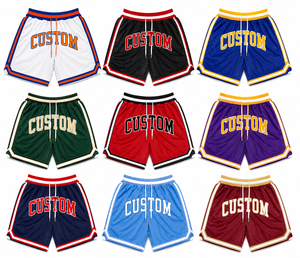 Shorts de basket-ball blancs personnalisés, shorts de sport en mesh pour équipe, vêtements de sport respirants et anti-transpiration - Product Image 3