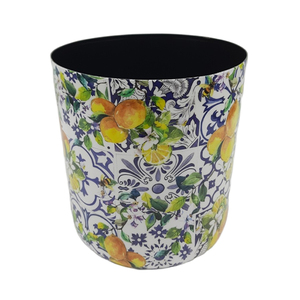 Ensemble de 4 pots de fleurs en fer émaillé de luxe, écologiques, durables, superbes, extra grands, style ferme, pour plantes d'intérieur, parmi les plus vendus - Product Image 1
