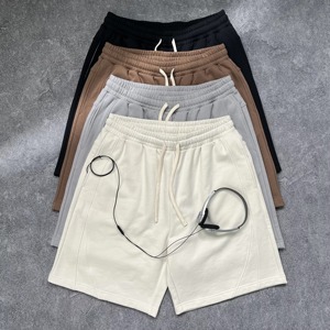 Shorts de sport haut de gamme en gros, broderie personnalisée, fabricant OEM, fournisseur mondial de vêtements de sport en coton French Terry - Product Image 5