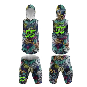 7 On 7 Football Uniform Set American Flag 7on7 Hooded Football Uniforms 7v7 Football <b>Compression</b> Custom Uniforms Cheap Price - Product Image 3