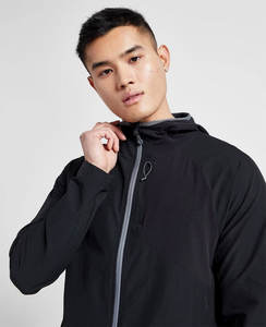 เสื้อกันลมกันน้ำใส่ได้ทั้งชายและหญิงเสื้อแจ็กเก็ตกีฬาฤดูใบไม้ร่วงมีซิปปิดเสื้อแจ็กเก็ตกลางแจ้งแบบทอ - Product Image 3