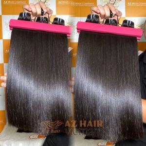 Vendeurs vietnamiens vietnamiens de qualité 12A d'extension de vrais cheveux humains noirs naturels droits en os - Product Image 3