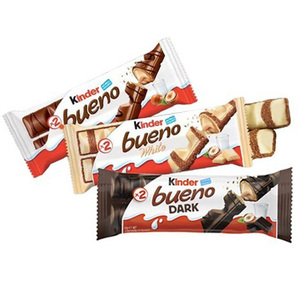 Barra de Chocolate Blanco Kinderr Bueno 43g para Exportación, Precios al por Mayor, Barato, Snack de Oblea de Chocolate Blanco, Muy Económico al por Mayor - Product Image 2