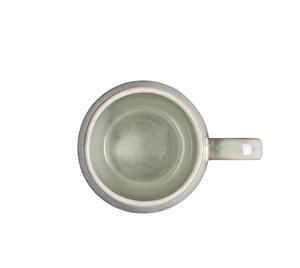 Tasse à thé en céramique minimaliste avec glaçure Aqua Flow douce, design de rebord sans joint, parois isolées thermiquement pour les rituels de café modernes - Product Image 3