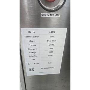 Lam Research DSS-200II Oxide - อุปกรณ์และอะไหล่เซมิคอนดักเตอร์ระดับโลกที่เชื่อถือได้ - Product Image 1
