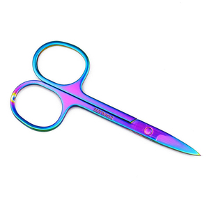 Ciseaux à poils de nez incurvés et arrondis de qualité supérieure pour hommes, ciseaux à cuticules, ciseaux à barbe, ciseaux de manucure - Product Image 1