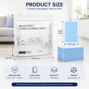 100 tabletas limpiadoras de suelos, <span class=keywords><strong>limpiador</strong></span> antibacteriano multisuperficie para madera dura, laminado, azulejos y paredes de caravanas - Product Image 2