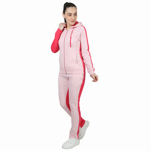 TRENDION APPARELS <b>Womens</b> Athletic Streetwear Winter Tracksuit Set Performance Jacket <b>Joggers</b> 100% Cotton <b>Fleece</b> Fitness - Product Image 2