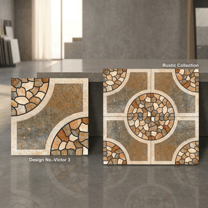 Meilleur prix Porcelaine émaillée antidérapante Carreaux de sol robustes pour l'extérieur 40x40cm 30x30cm 16x16 Céramique Sel et Poivre Design - Product Image 2
