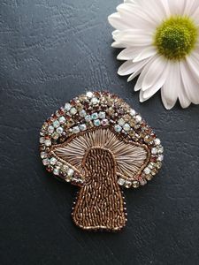 MD HANDICRAFTS Designer Handmade Embroidery Brooch Customizable Design Unisex Fashion <b>Accessories</b> for Children Adults-<b>Wedding</b> - Product Image 6