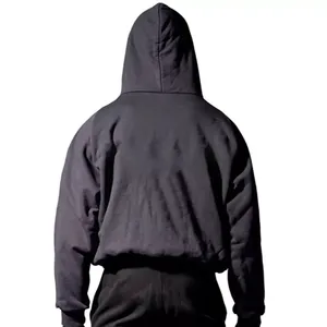 Sudadera con Capucha Extra Grande, Estilo Vintage, Lavado Ácido, Algodón Grueso, Logotipo Personalizado, Ropa Urbana, Fabricante OEM - Product Image 2