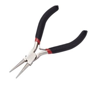 Qualité supérieure Fabrication de bijoux Pince à nez rond Chaîne Pliage Bijoux Pince Doux Double Grip Poignée Nez Pince - Product Image 4