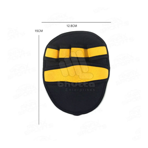 OEM Custom Weightlifting Grip Pads with Silicone Anti-Slip Surface, Adjustable Hand Pads for Weightlifting, Gym, Deadlift - Product Image 4