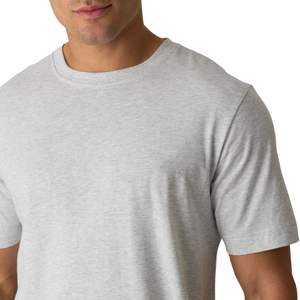 Camiseta Gris Casual para Hombre, Personalizada al por Mayor, Tela Ligera y Suave, Manga Corta, Uso Diario, Estilo Simple y Clásico, Ropa de Verano - Product Image 4