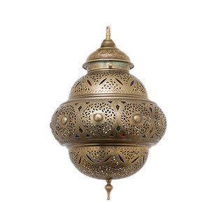 Gran oferta de fábrica, candelabro de Metal marroquí, candelabro decorativo Retro para festivales, Navidad para Navidad - Product Image 3