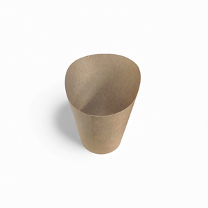 Premium Finish High Standard Quality Disposable Plain Fries Paper <b>Boxes</b> Available in Bulk Quantity for French Fries & Wedges - Product Image 1