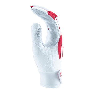 Guante de béisbol 100% cuero genuino con correa de muñeca ajustable, cómodo, diseño personalizado, guantes de bateo con palma de cuero. - Product Image 4