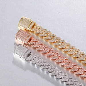 10MM raffiné 925 collier en argent Sterling 46CM 18 pouces longueur haute brillance plaqué or unisexe Hip Hop Streetwear bijoux - Product Image 3