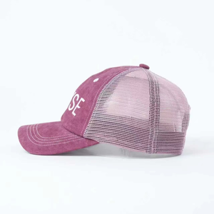 TRADE IN MFG Embroidered Trucker <b>Cap</b> 6-Panel Mesh Adjustable Unisex Casual Hat Front Logo Adult <b>Baseball</b> <b>Cap</b> - Product Image 4