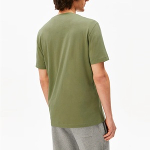 Camiseta de Verano 2026 al por Mayor, de Diseñador, con Logotipo, Moderna, de Manga Corta, 100% Algodón, de Alta Calidad, Holgada, con Hombros Caídos, Estilo Vintage para Hombre - Product Image 2