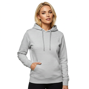 Sweat-shirt à capuche pour homme, coupe classique, couleur unie, tricot en coton, décontracté, pour l'automne - Product Image 2