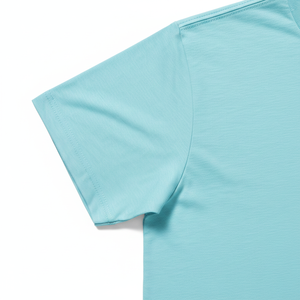 Camiseta de Verano Premium para Hombre, Corte Slim Fit, Casual, Lisa, de Algodón Lavado, Ligera, Transpirable, Cuello Alto, Ecológica, de Secado Rápido - Product Image 5