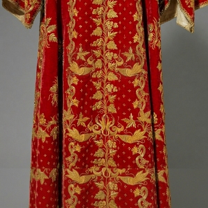 <b>Red</b> Velvet Embroidered Salwar Kameez Embroidery Dupatta Ethnic Women's Party Wear Wedding Dress - Product Image 4