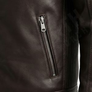 Veste de moto en cuir véritable pour homme de qualité supérieure, nouvelle arrivée, vestes de moto d'hiver, protections amovibles, personnalisables - Product Image 5