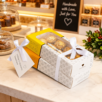 Boîte cadeau personnalisée de luxe pour chocolats |   Boîte à bonbons en carton vide pour truffes, biscuits, cadeaux de mariage et emballage