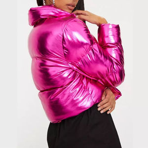 Nouvelle conception, veste matelassée courte pour femme, de haute qualité, légère, vêtement décontracté, veste d'hiver, veste de fitness classique pour femme - Product Image 3