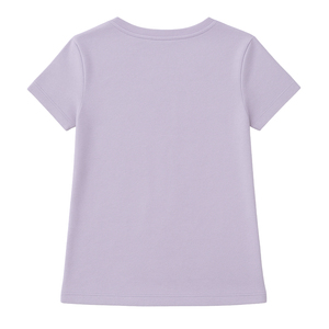 Camiseta de Manga Corta con Cuello en V para Mujer, Ecológica, Personalizable, de Poliéster/Algodón, Anti-Pilling, Precio al por Mayor, OEM - Product Image 3