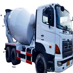 Tweedehands Hino Betonmixer Machine Stock Japanse Hino 700 Gebruikt Betonmixer Truck Verkoop Door Eigenaar