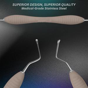 Juego de Curetas Dentales Premium para Instrumentos de Precisión en la Eliminación de Sarro y Planificación Radicular - Product Image 4