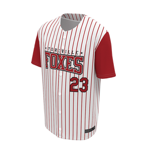 Custom Sublimation Baseball Jersey <b>Half</b> Sleeve <b>Button</b> Up Team Uniform Personalized Baseball <b>Shirt</b> with Logo Name Number OEM - Product Image 4