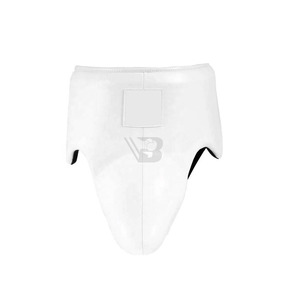 Protège-entrejambe en cuir confortable anti-transpiration avec coque de protection pour l'entraînement de MMA et de boxe - Product Image 1