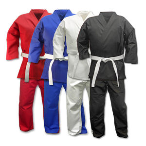 Ensembles d'uniformes de karaté OEM 100 % coton de qualité supérieure, confortables, avec logo frontal, respirants, séchage rapide, unisexes pour adultes, arts martiaux - Product Image 6