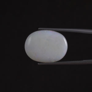 Opale naturelle blanche certifiée IGI, pierre précieuse en vrac, 7,37 carats, taille ovale 19,5x15,5 mm, vente en gros pour la fabrication de bijoux, sertissage de bague sur mesure - Product Image 3