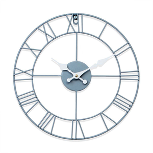 High Quality Silent Quartz Abstract <b>Post</b>-modern Wall Clock with Roman Numerals 40cm Metal Home Decor - Product Image 3