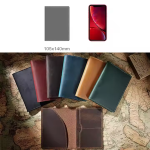 Handmade Full Grain Leather <b>Passport</b> Holder Luxury Travel <b>Wallet</b> Genuine Leather <b>Passport</b> Cover Custom Logo Bulk LPH-0326 - Product Image 5