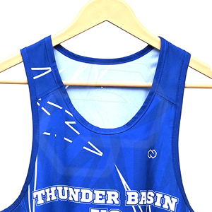 Camiseta Deportiva de Atletismo Azul de Poliéster, Unisex, Transpirable, con Estampado por Sublimación, Ropa Deportiva para Adultos, Jersey de Primera Calidad - Product Image 4